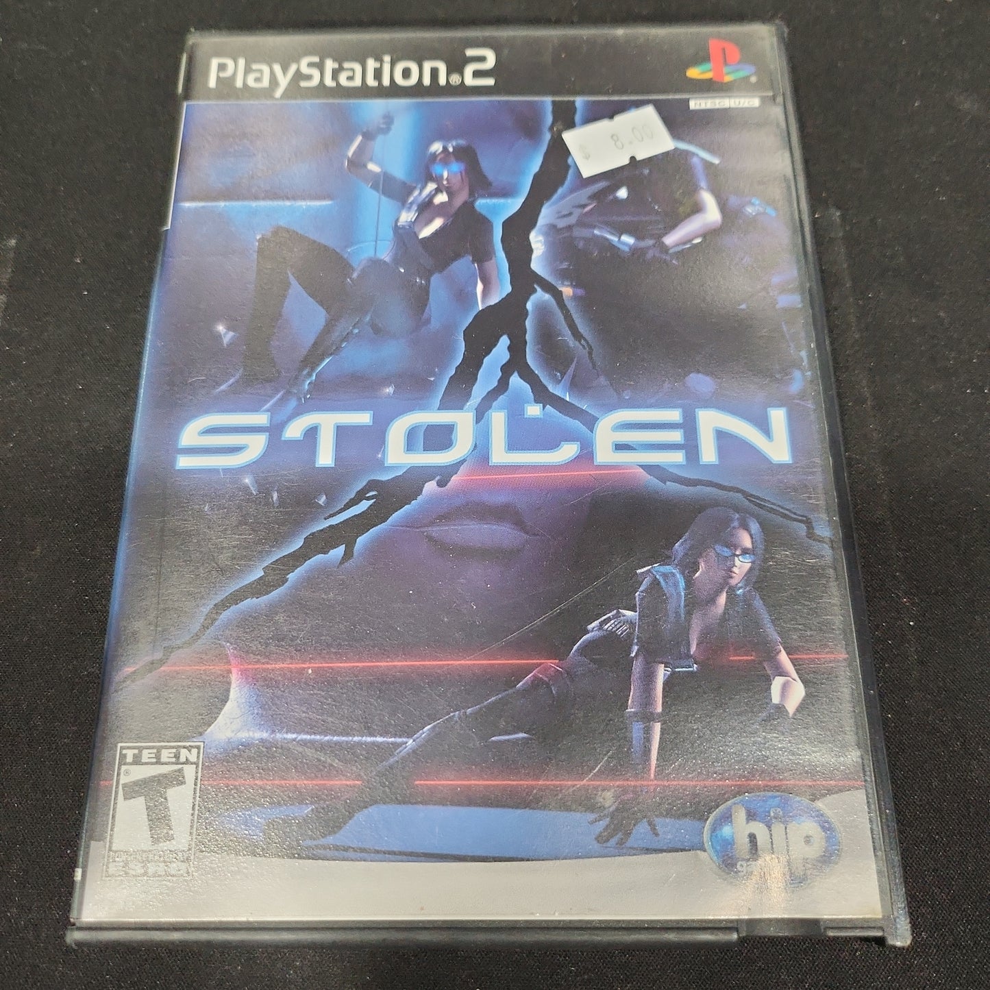 Stolen ps2 (manual, game, aftermarket case)