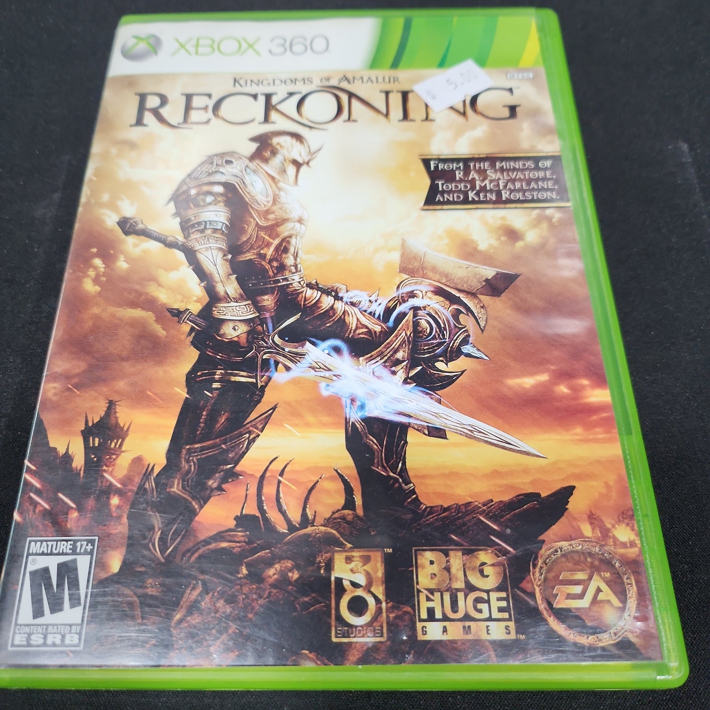 Kingdoms of amalur reckoning xbox 360 (no manual)