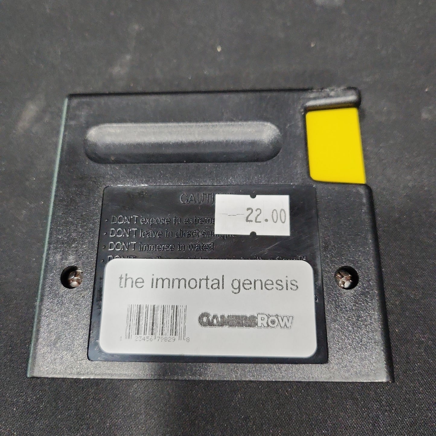 The immortal genesis