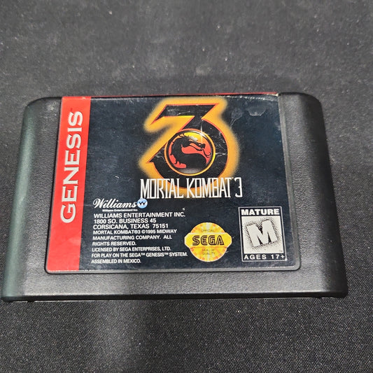 Mortal kombat 3 genesis