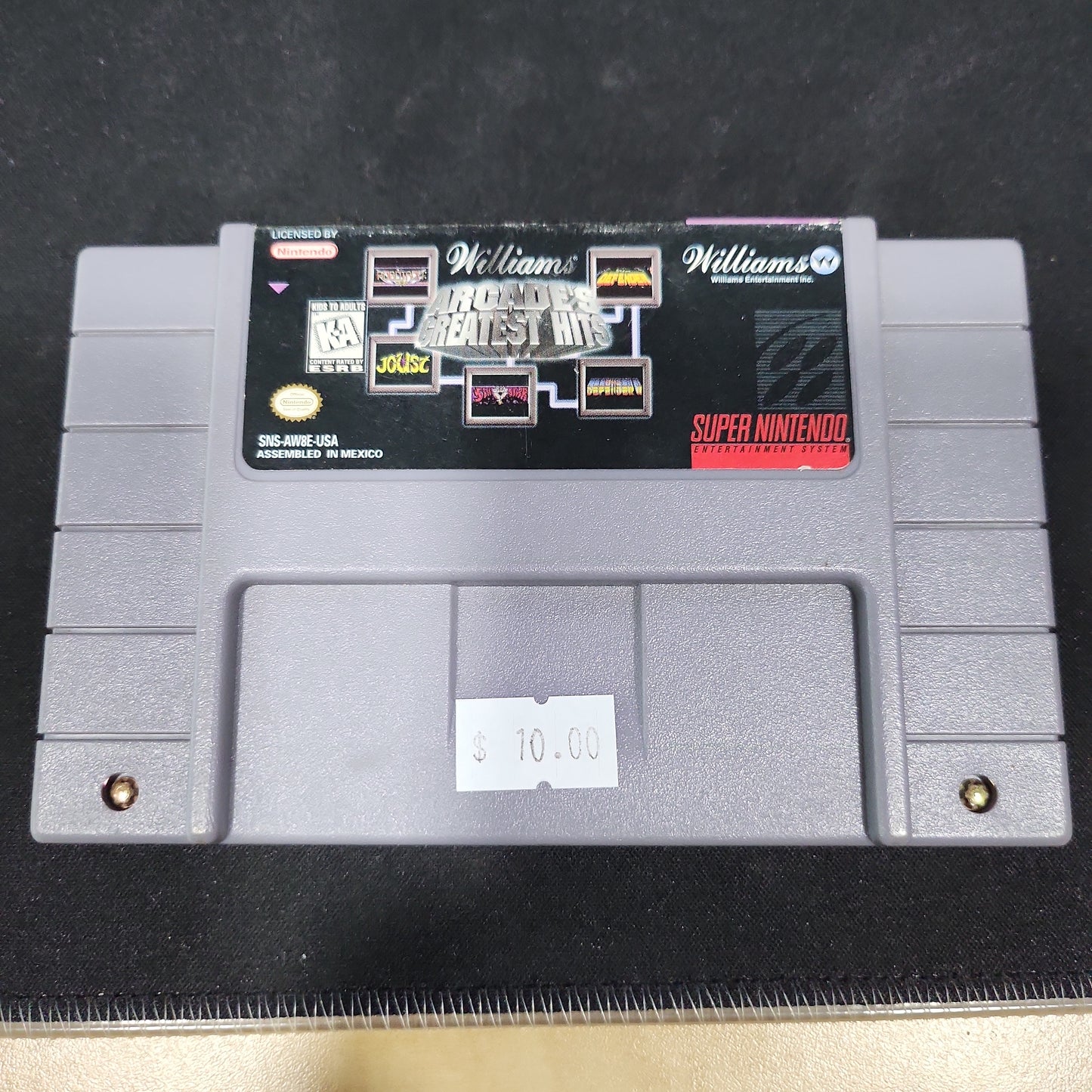 Arcades greatest hits snes