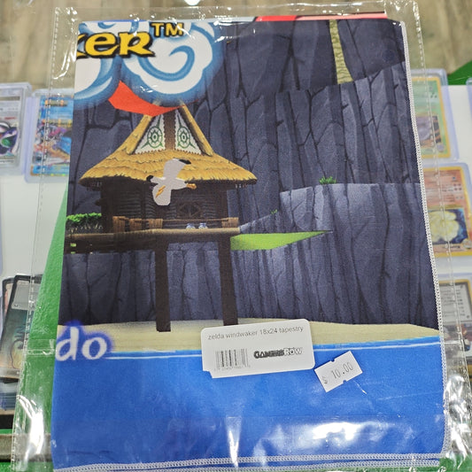 Zelda Wind waker 18x24 Tapestry