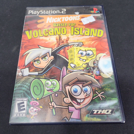 Nicktoons battle for volcano Island ps2 (no manual)