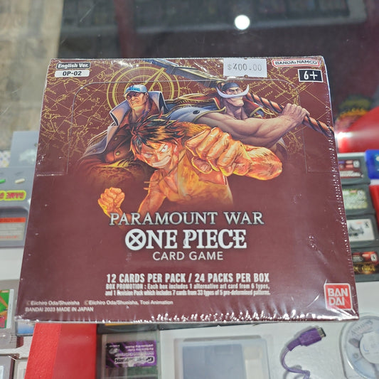 Op-02 paramount war sealed booster box one piece