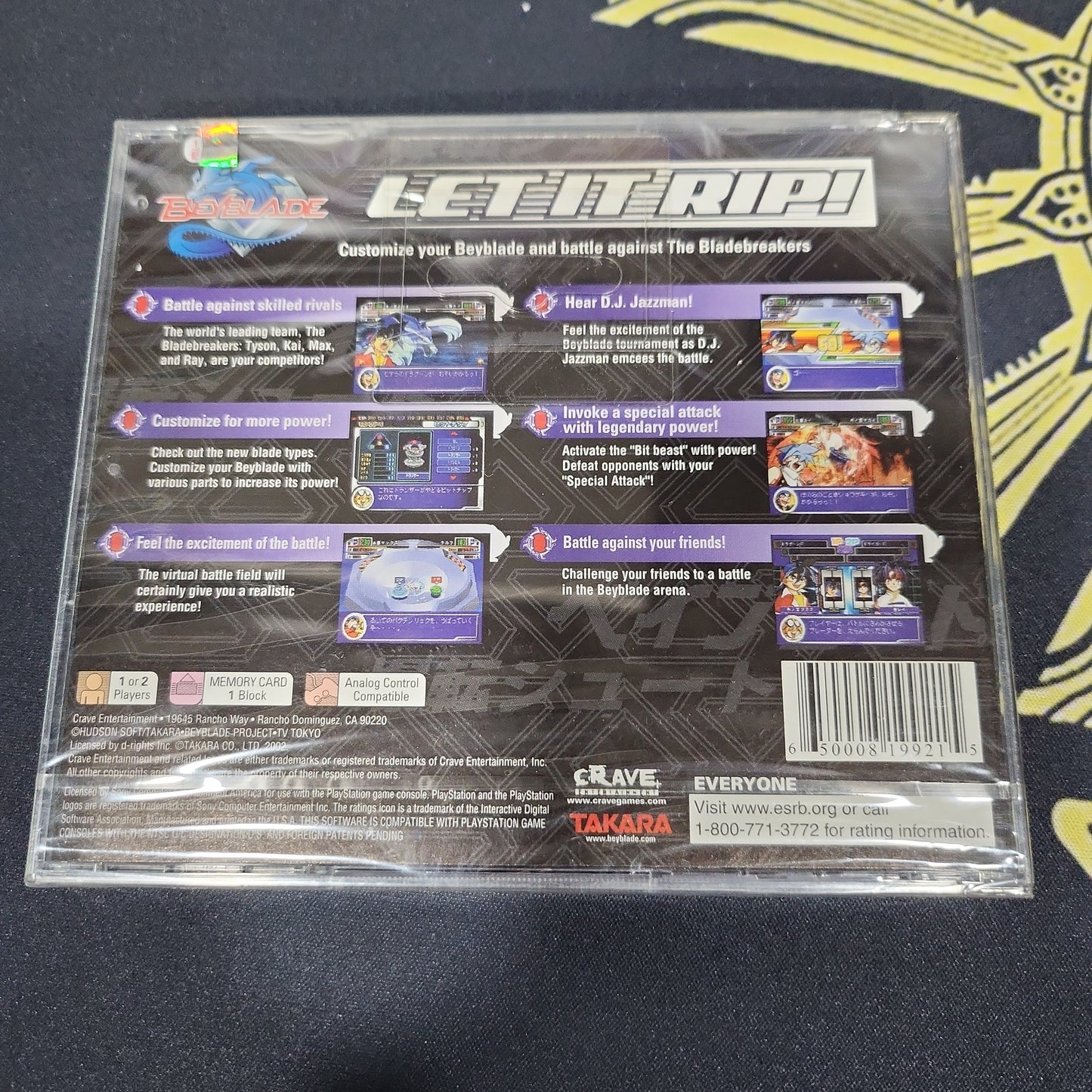 Beyblade let it rip ps1 (sealed)