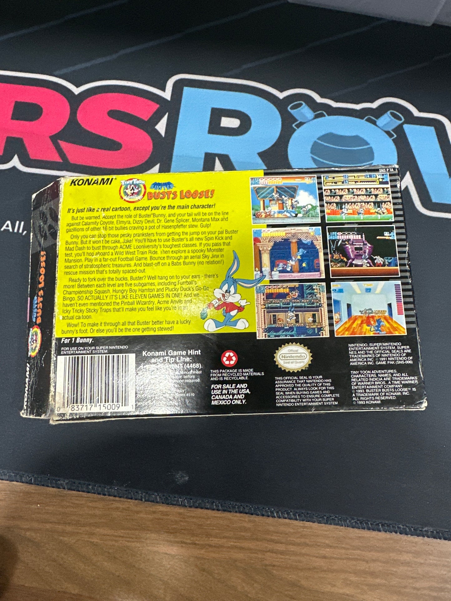 Buster Busts Loose CIB