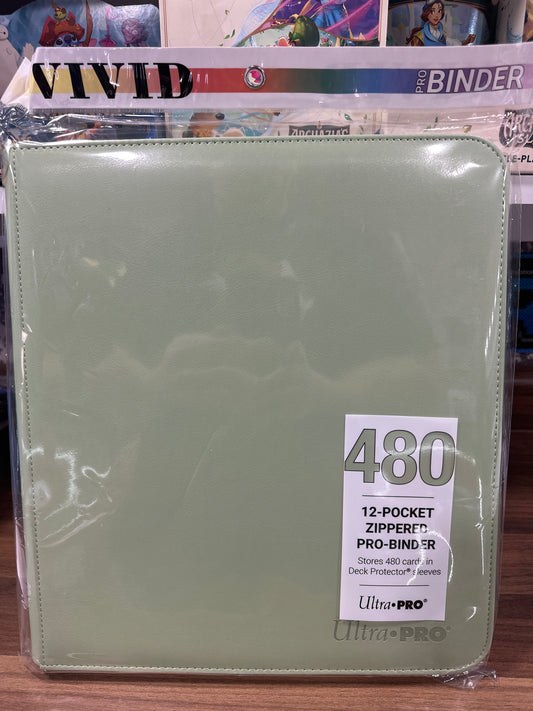 Cool Matcha 480 Zippered Binder