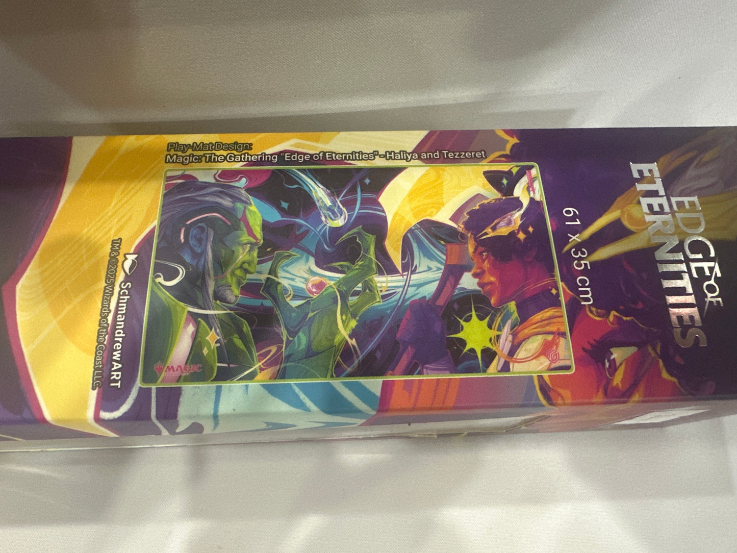 MTG Edge of Eternities Haliya and Tezzeret Play Mat