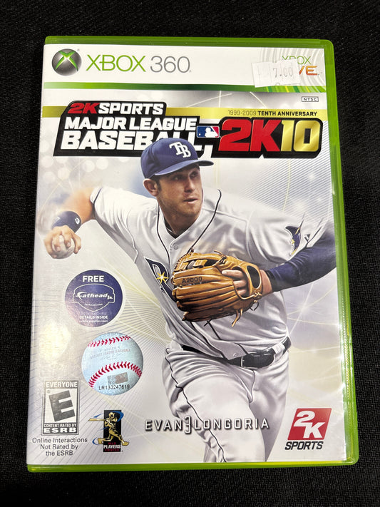2K Sports Major League Baseball 2K10 Xbox 360