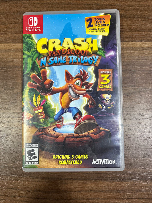 Crash bandicoot nsane trilogy Switch