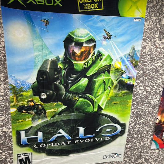 Halo Xbox Box Art 3x5 Tapestry
