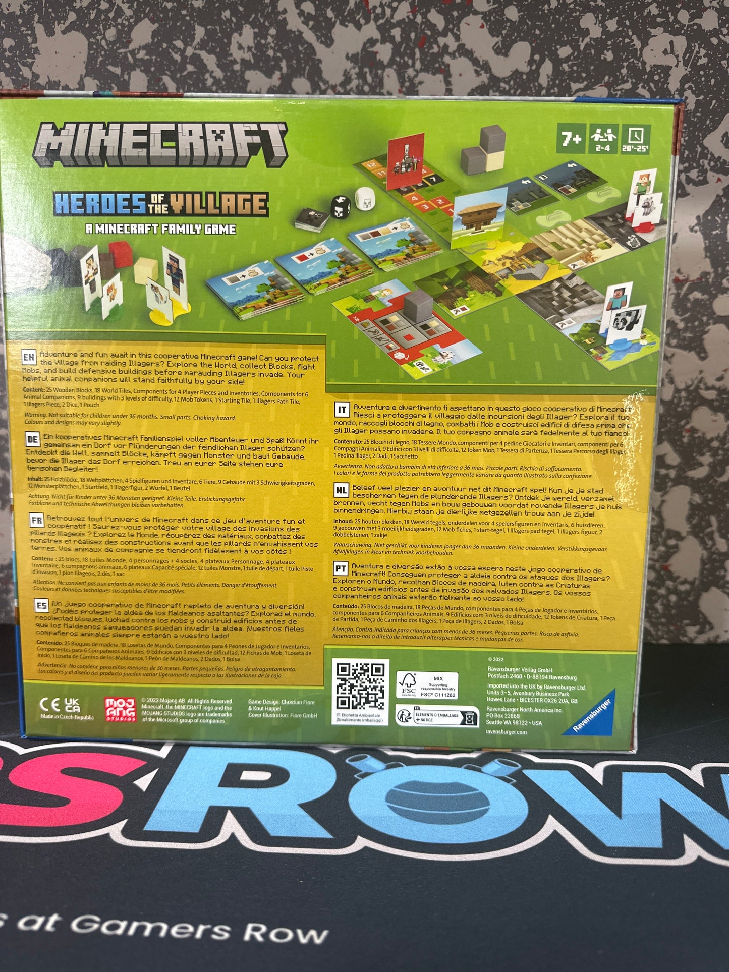 Minecraft Heroes of The Village Board Game