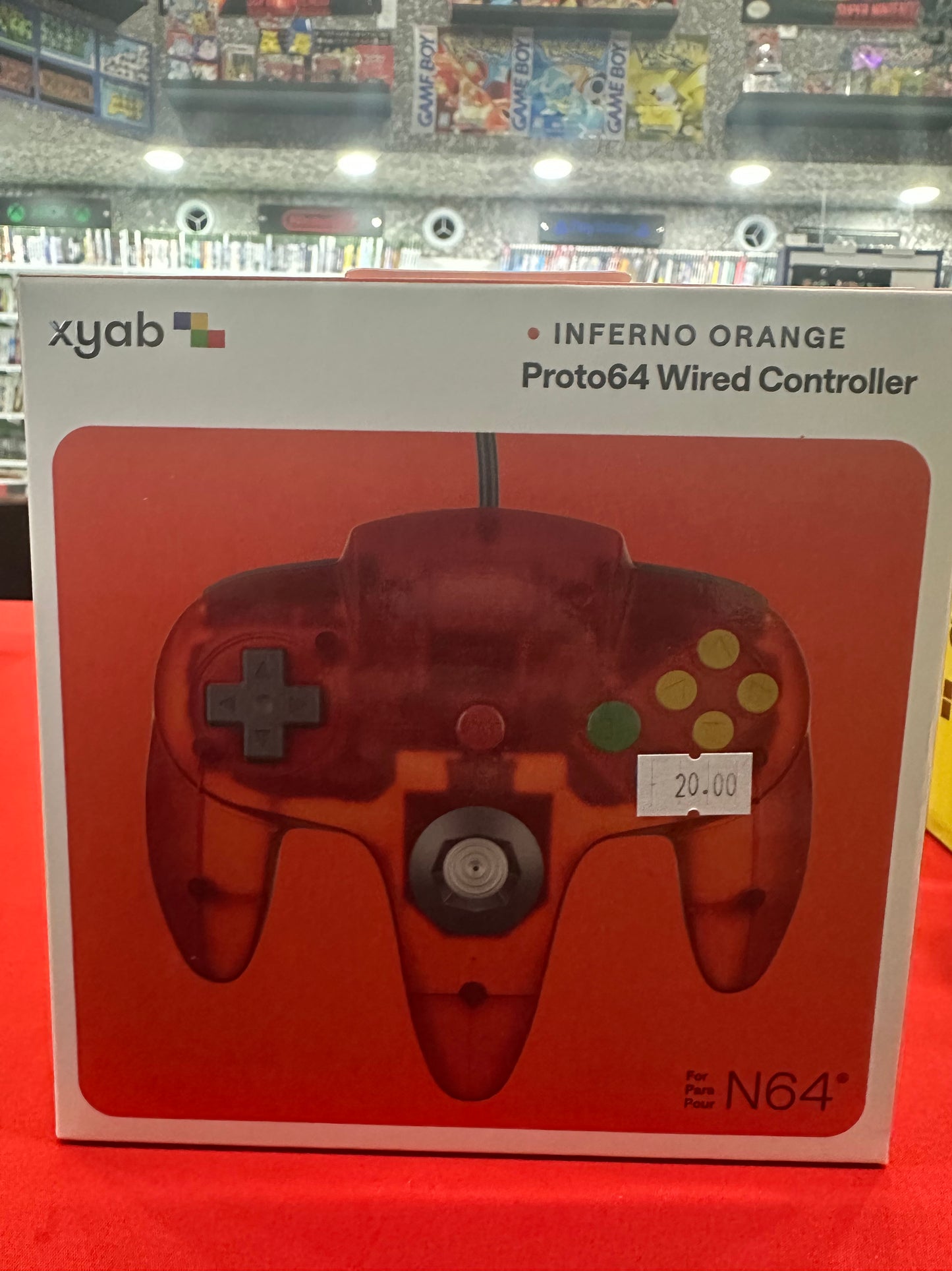 Inferno Orange N64 Controller