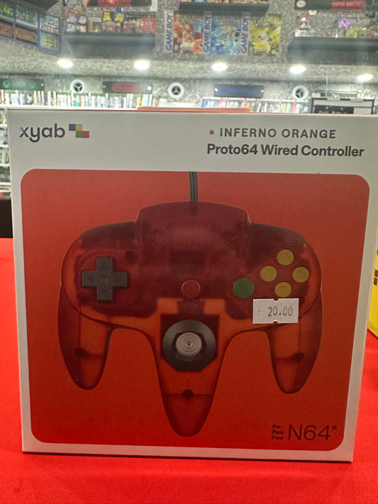 Inferno Orange N64 Controller
