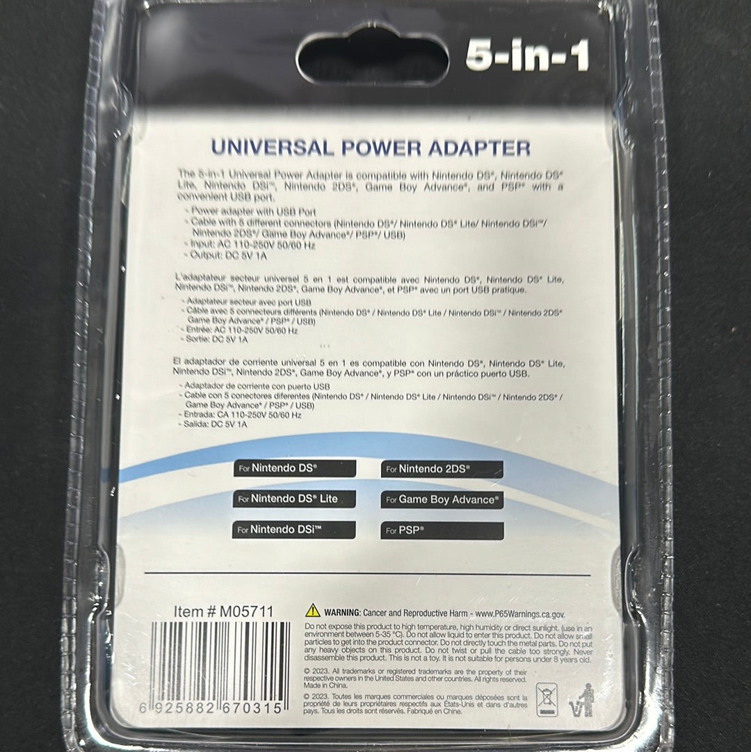 Universal Power Adapter 5-1