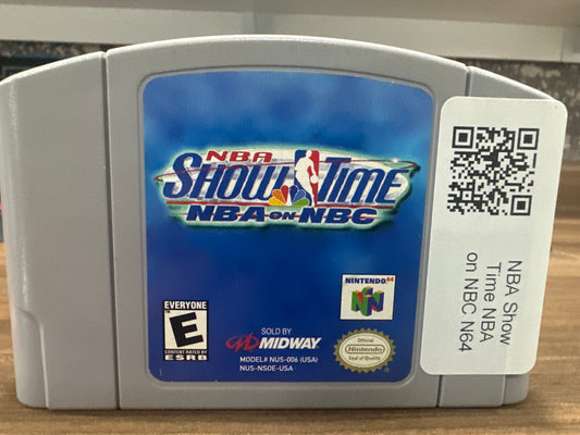 NBA Showtime NBC on NBC N64
