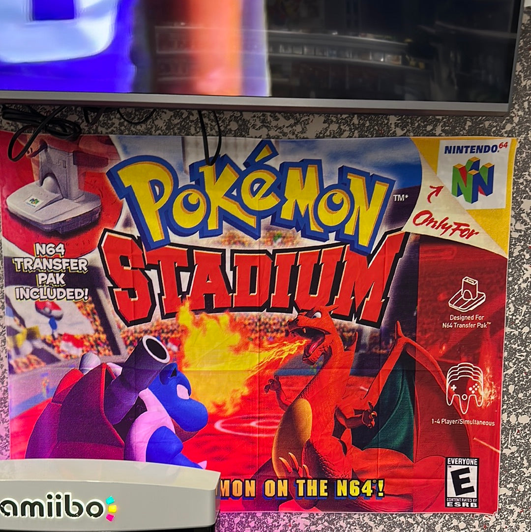 Pokemon stadium 64 Tapestry 2x3