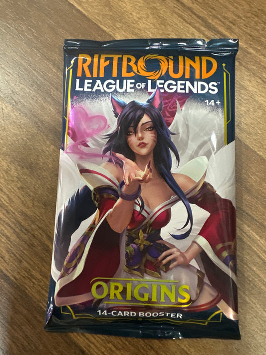 Riftbound league of Legends Booster Pack