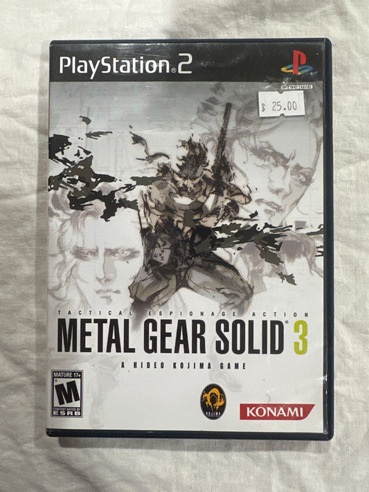 Metal Gear Solid 3 Tactical Espionage Action