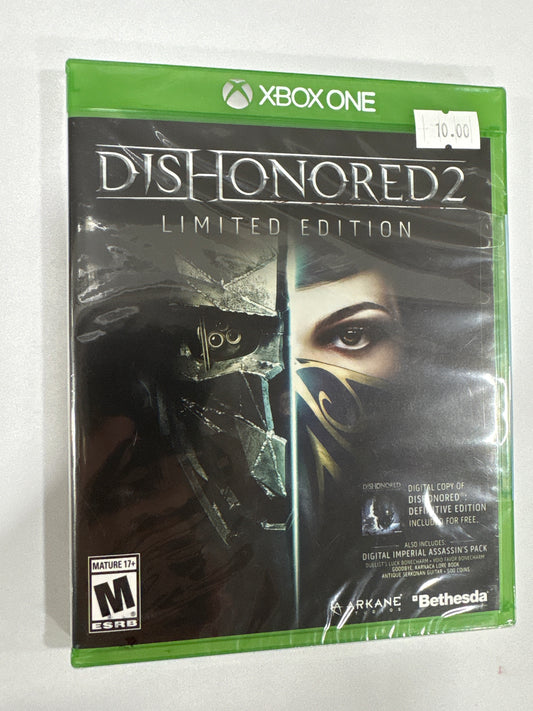 Dishonored 2 sealed Xbox One