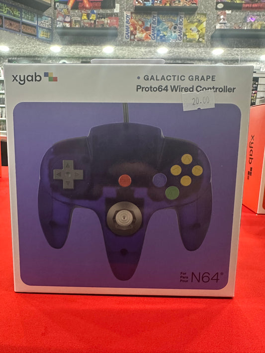 Galactic Grape N64 Controller