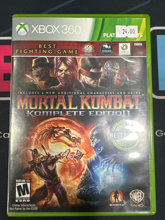 Mortal kombat komplete edition Platinum Hits