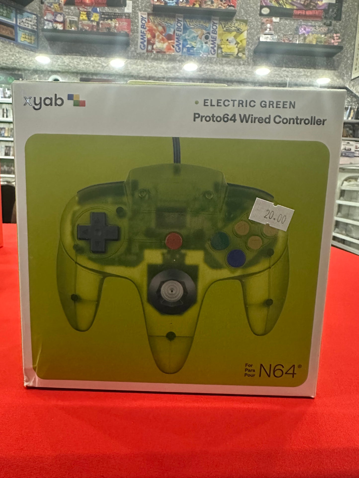 Electric Green N64 Controller