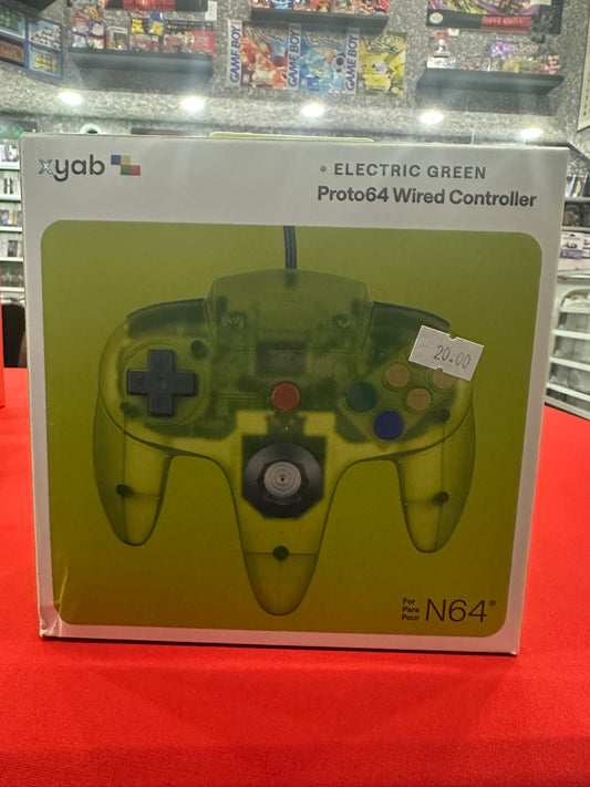 Electric Green N64 Controller