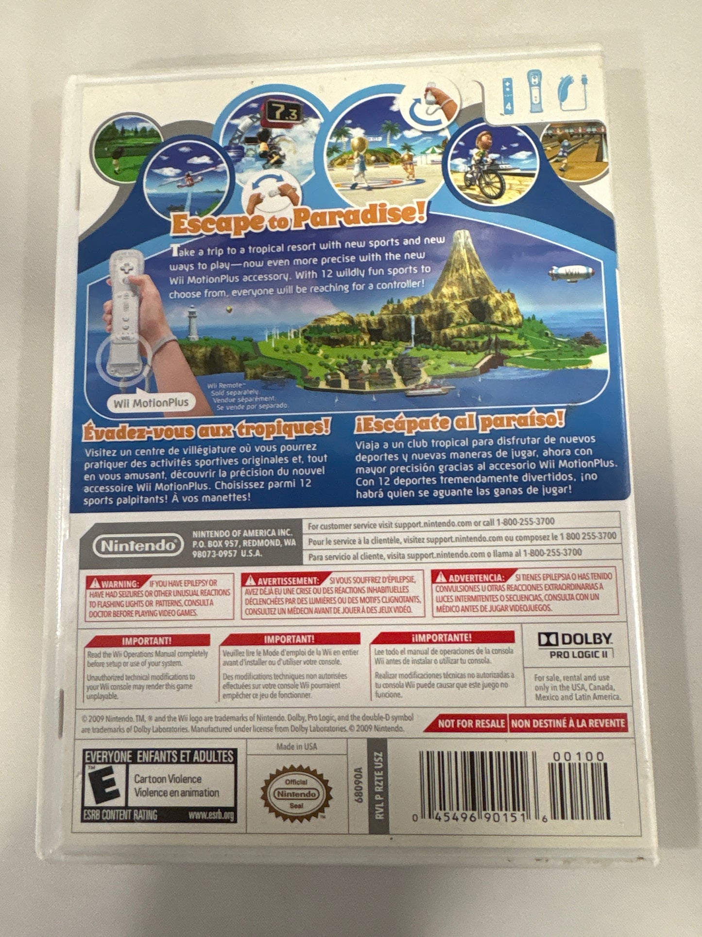Wii sports resort