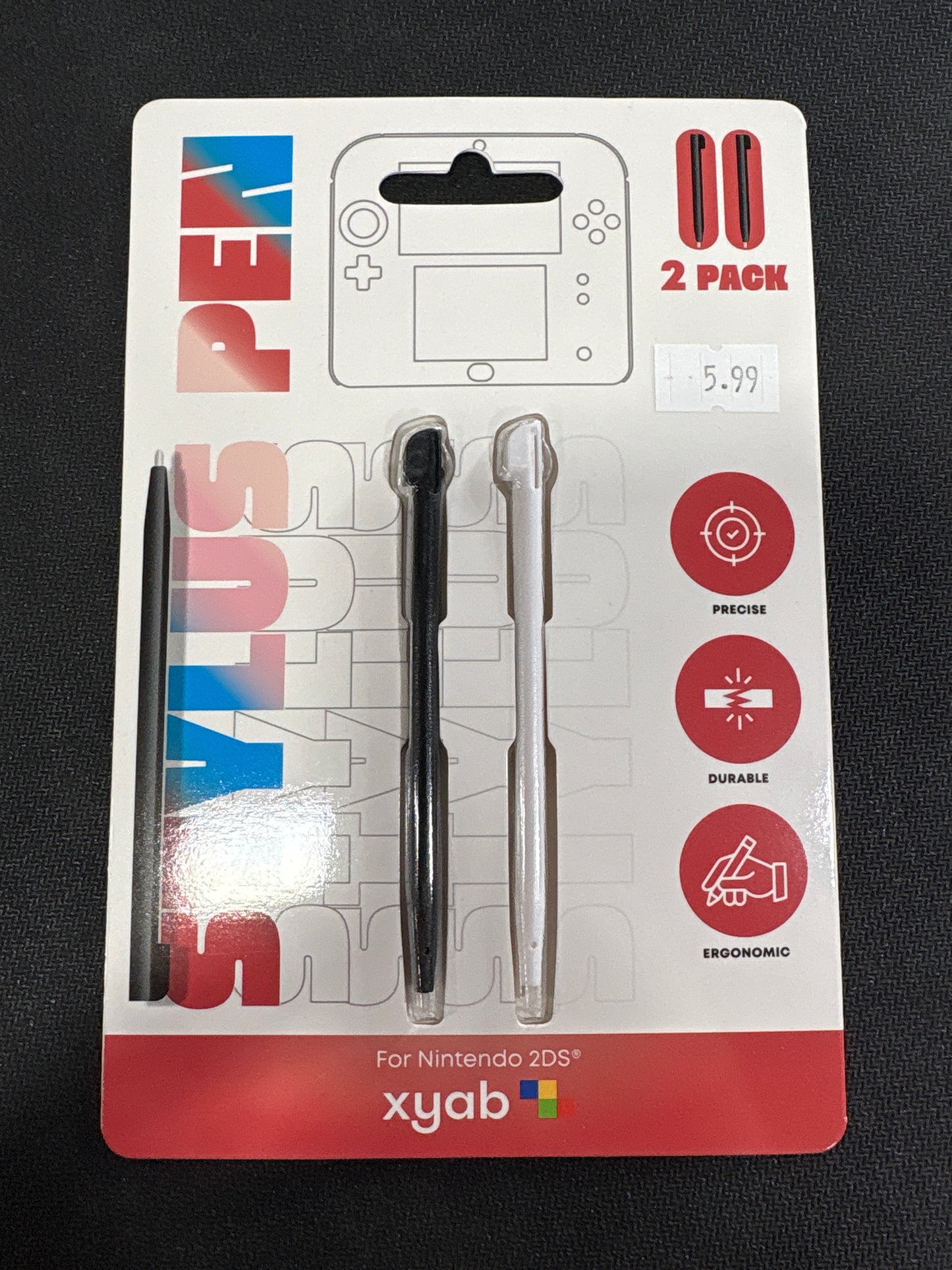 2 pack stylus Nintendo 2DS