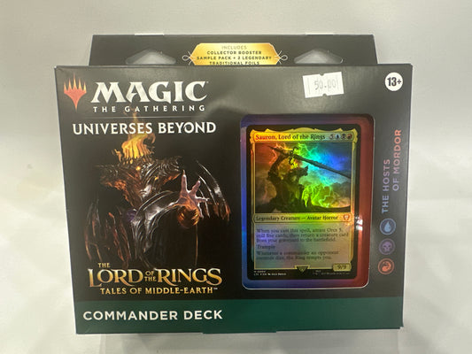 MTG The Lord of the Rings Takes of Middle Earth Commander Deck The Hosts of Mordor