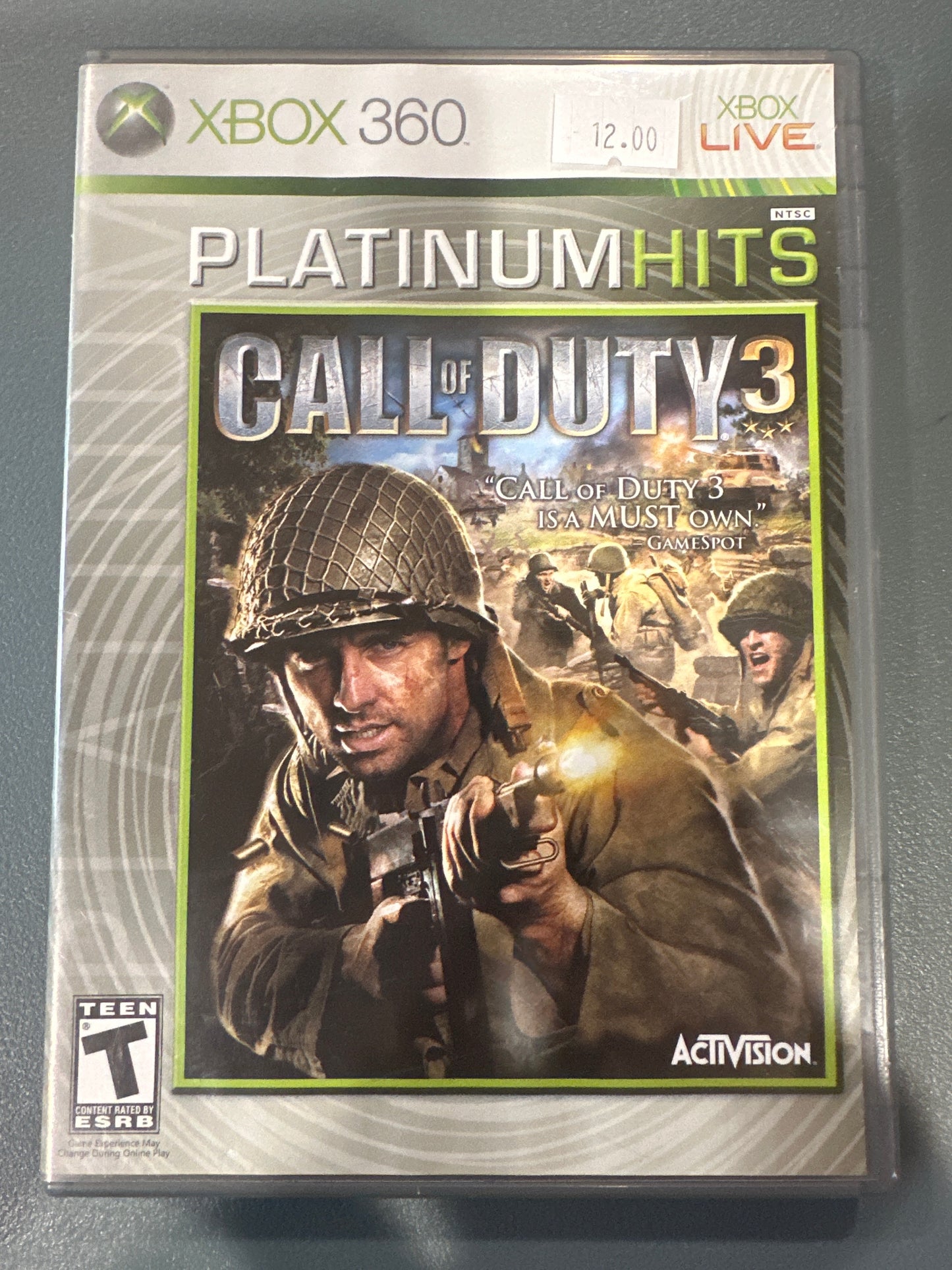 Call Of Duty 3 Platinum Hits