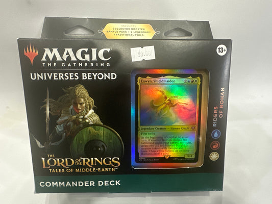 MTG The Lord of the Rings Takes of Middle Earth Commander Deck Riders of Rohan