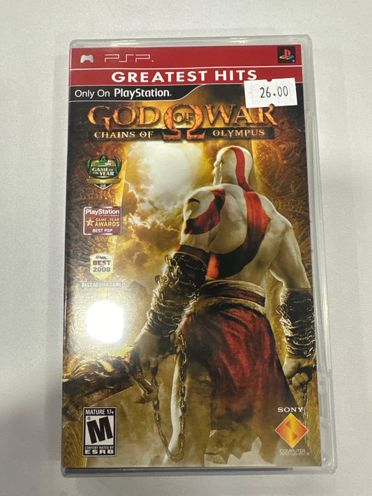 God of War Chains of Olympus Greatest Hits