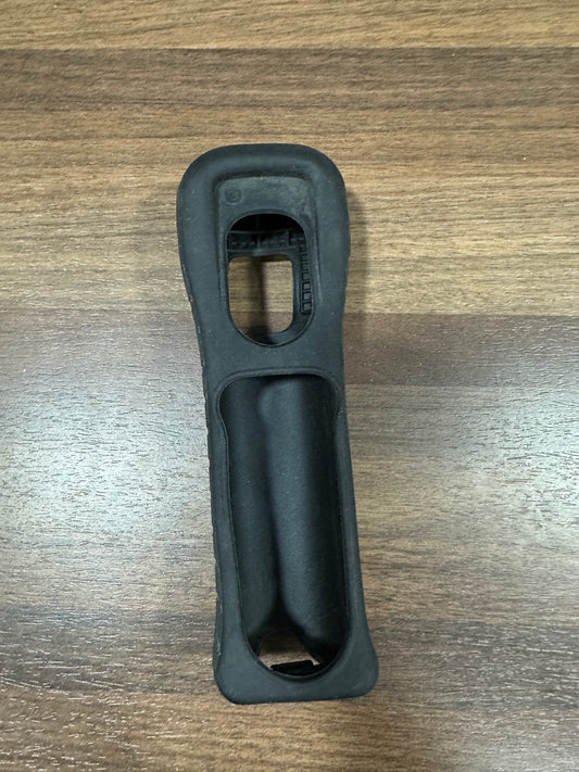 Rubber Wii Remote Cover Black Without Motion Plus