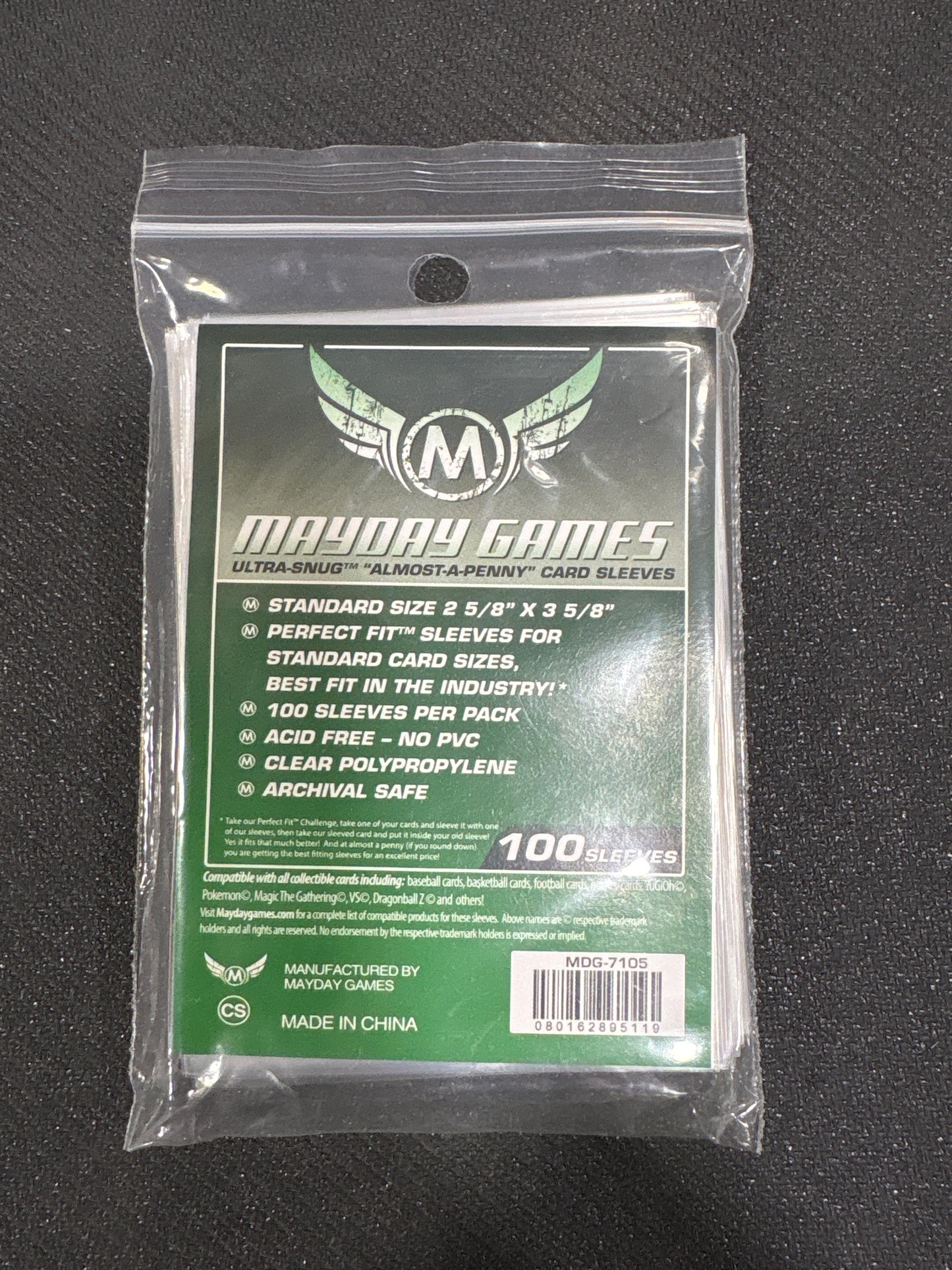 Almost a penny sleeves