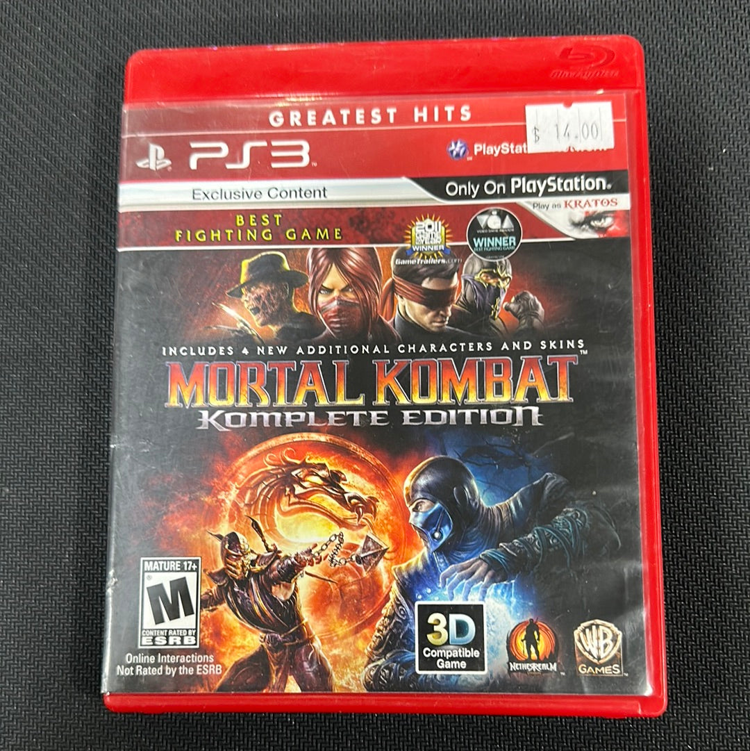 Mortal Kombat Komplete Edition