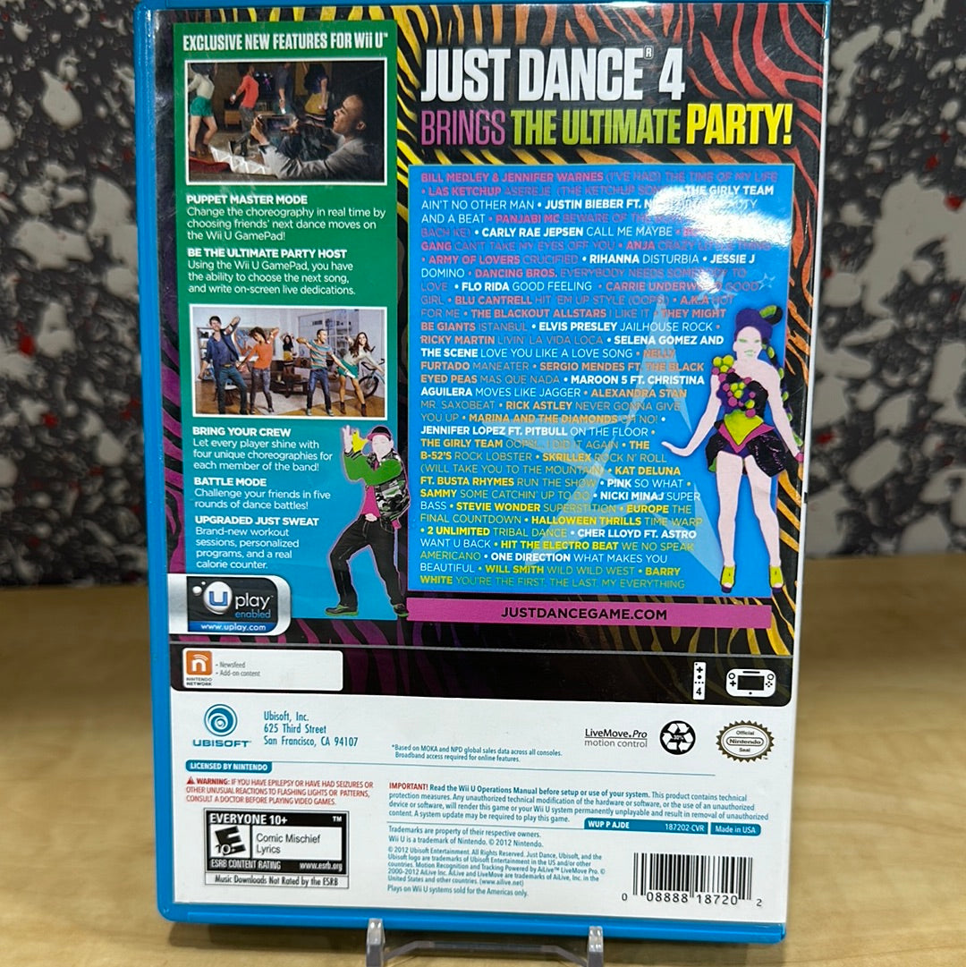 Just Dance 4 WiiU