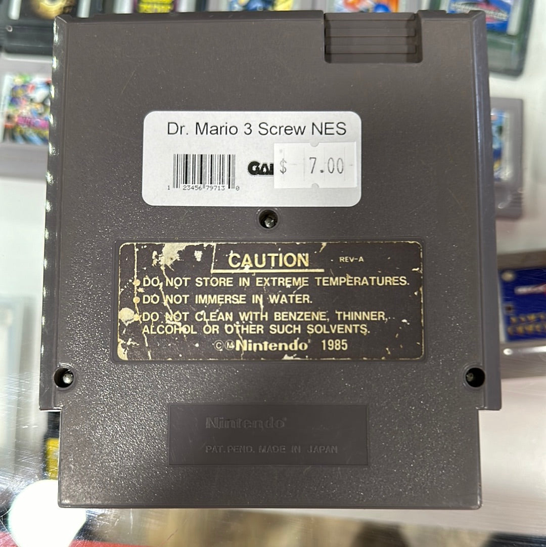 Dr. Mario bad label