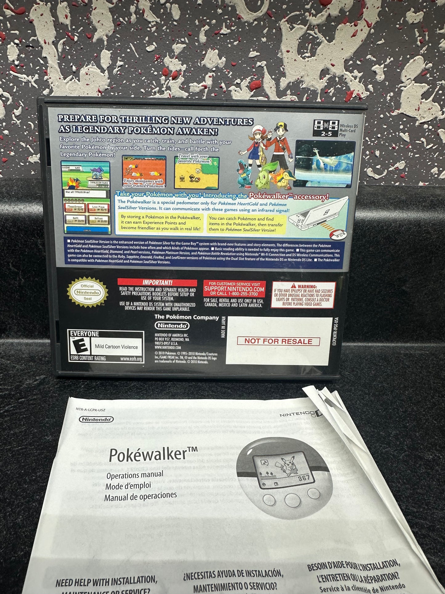 Pokemon Soul Silver Pokewalker Version