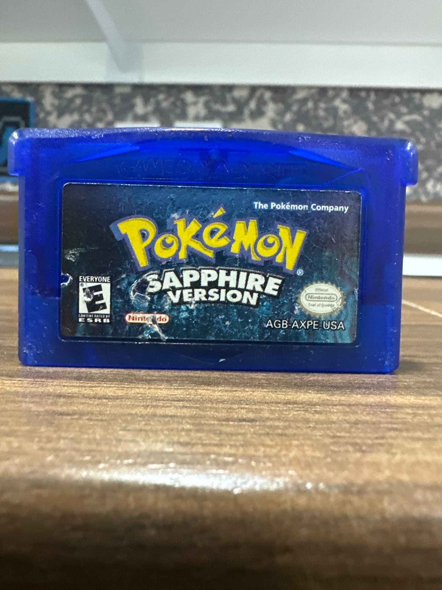 Pokemon Sapphire Version GBA (Cosmetic Flaws)