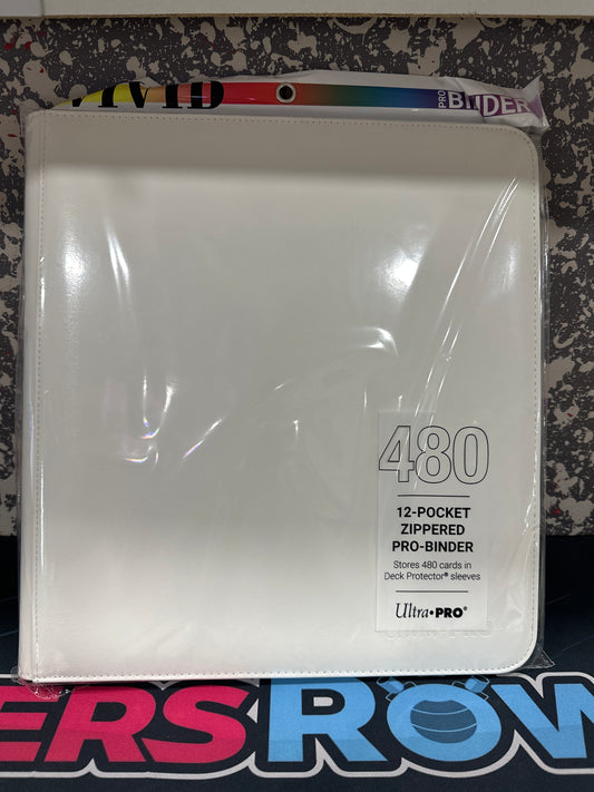 12 Pocket Zippered Binder 480 Cards