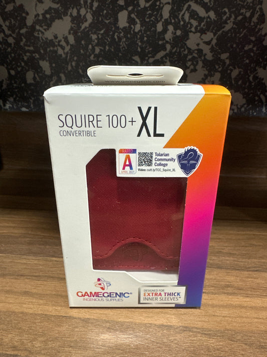 Squire 100+ XL Deck Box Red