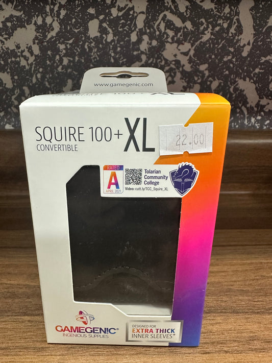 Squire 100+ XL Deck Box Black