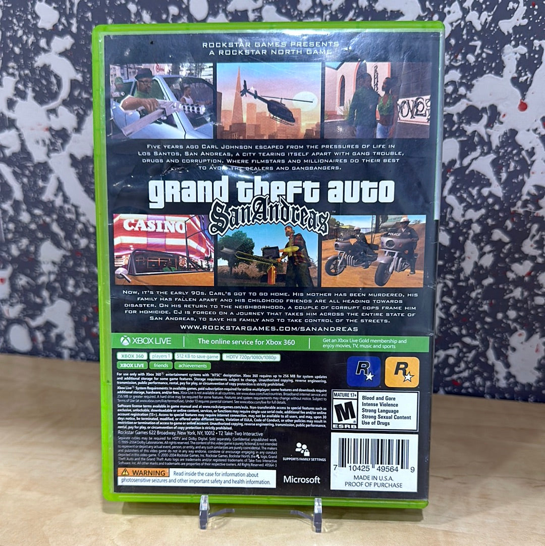 Grand Theft Auto San Andreas Platinum Hits