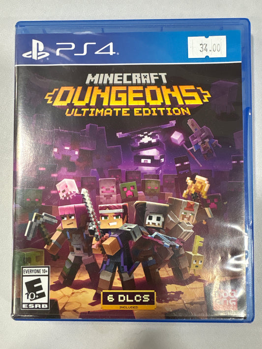 Minecraft Dungeons Ultimate Edition PS4