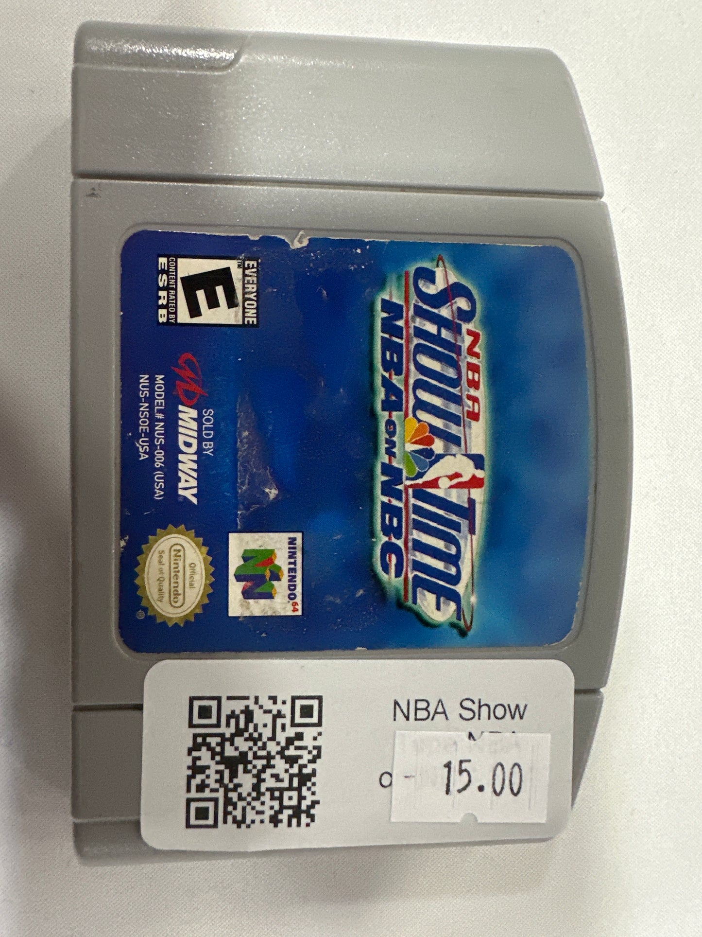 NBA Showtime NBC on NBC N64 (Cosmetic Flaws)