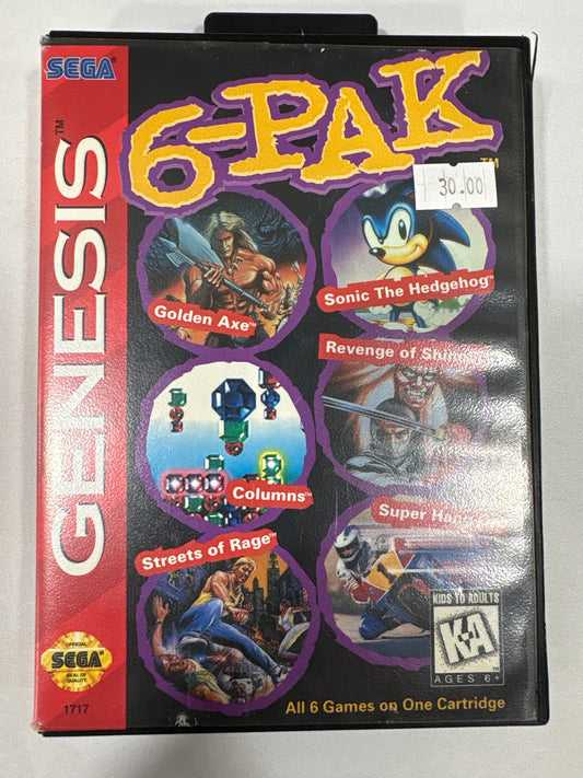 6- Pak Sega Genesis
