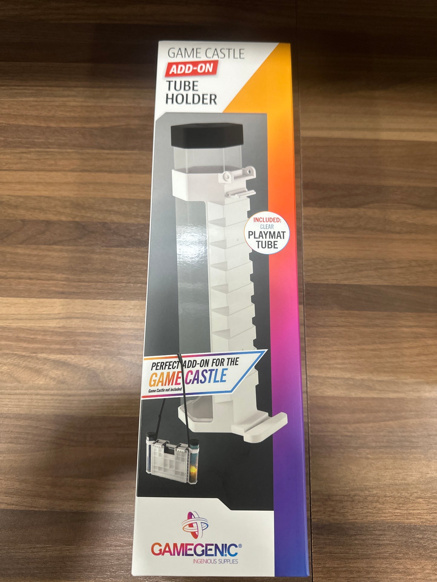 Game Castle Tube Holder White with Clear Tube