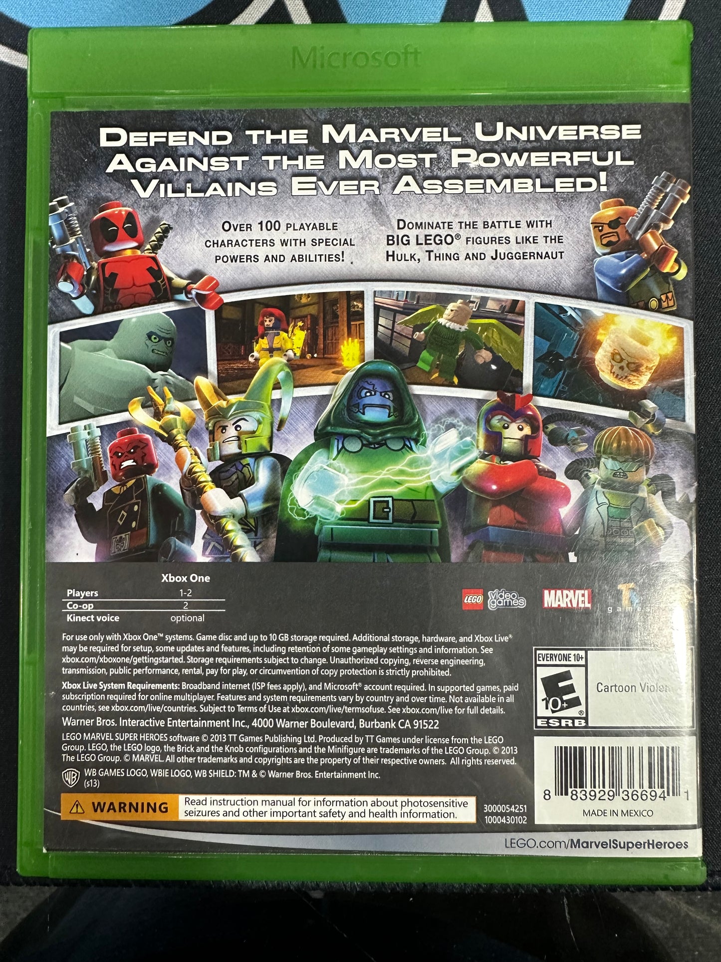 LEGO Marvel Super Heroes XBOX One